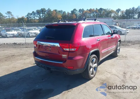 2013 Jeep Grand Cherokee Overland z USA, uszkodzony, nr VIN 1C4RJFCTXDC525357